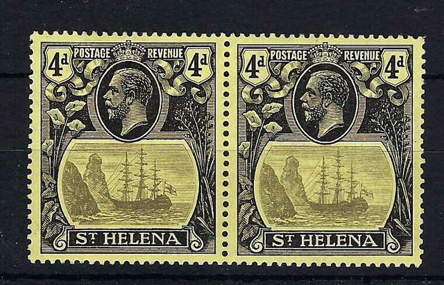Image of St Helena SG 92/92b VLMM British Commonwealth Stamp